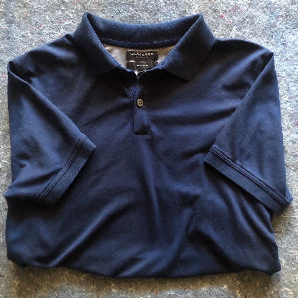 Banana Republic Blue Polo 4 Taking it Slow